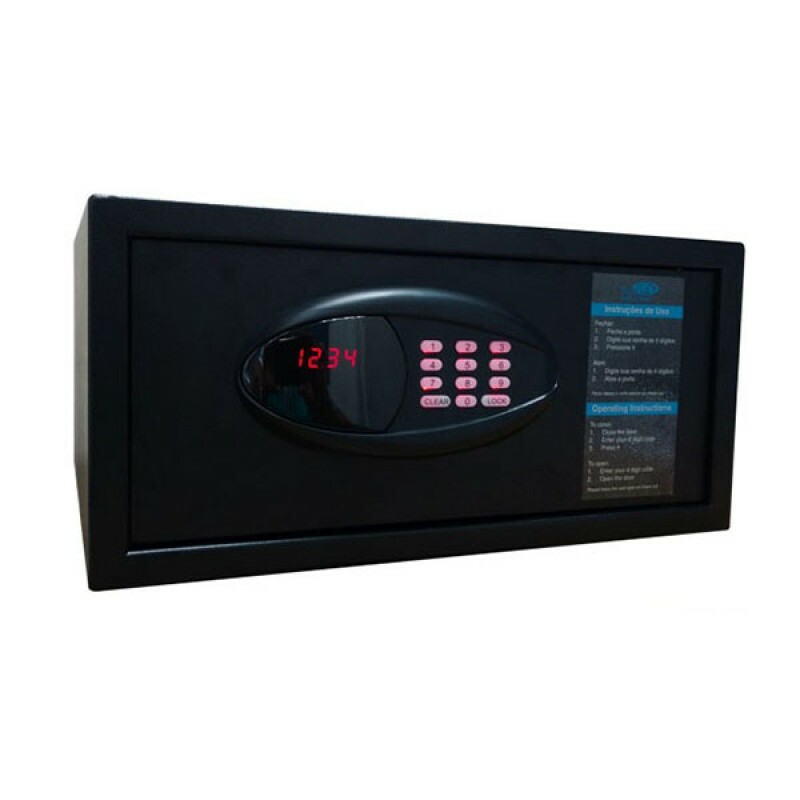 COFRE ELETRÔNICO SSCN-LAPTOP PRETO IMP 20X42X37