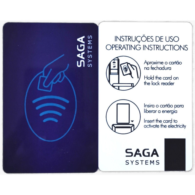 CARTÃO MIFARE 1K PADRÃO SAGA-BR