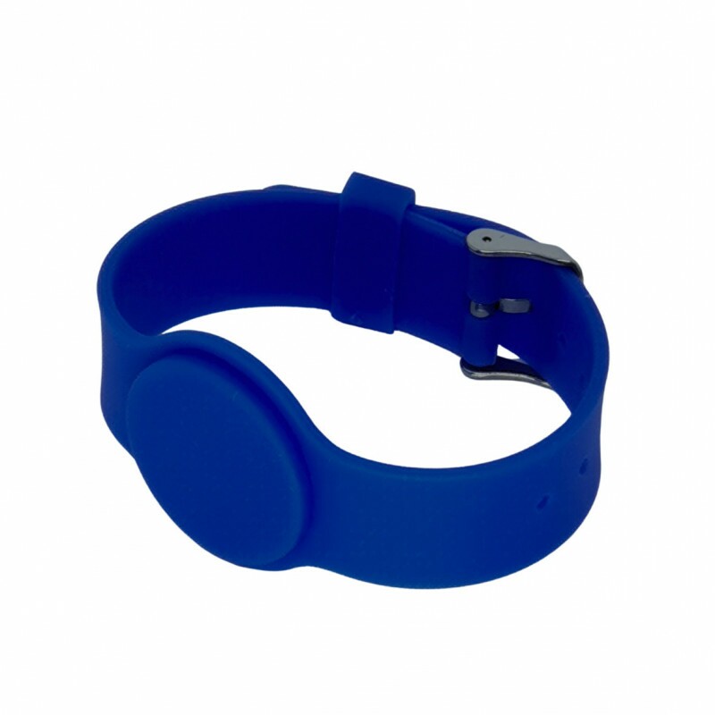 PULSEIRA SILICONE RFID 1K COM FECHO - COR AZUL